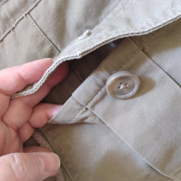 EEUC JACK. FAUX FUR REMOVABLE COLLAR ZIP FRONT DRAWSTRING WAIST JACKET LARGE - Picture 9 of 11